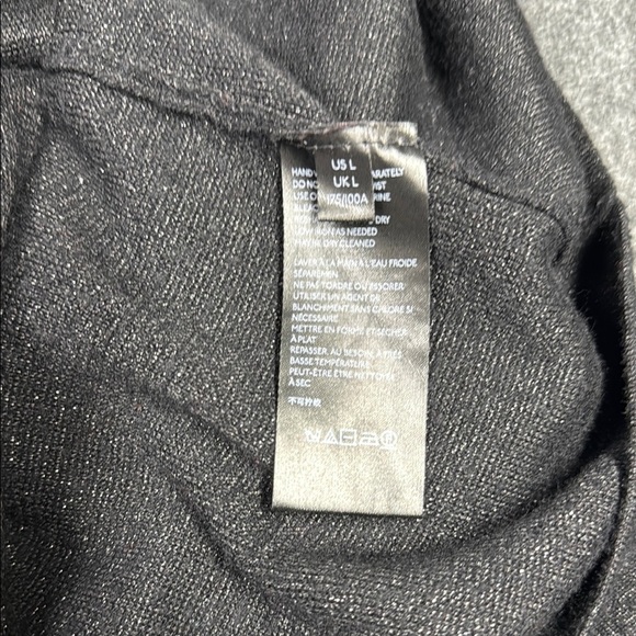 Anthropologie Black Sheath Dress with Ruffled Bell Sleeves - Picture 7 of 7